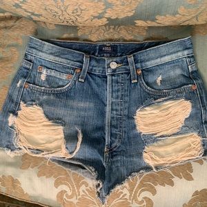 Agolde Parker Denim Shorts Size 25
